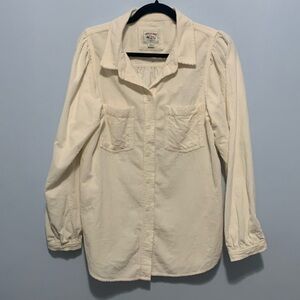 NWOT American Eagle corduroy cream medium jacket
